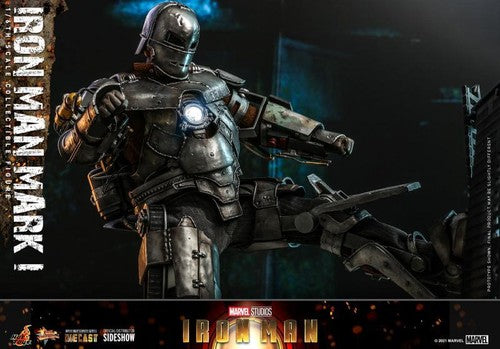 Mythic Toys Iron Man Mark I Figure with Detailed Armor and Dynamic Pose for Collectors
