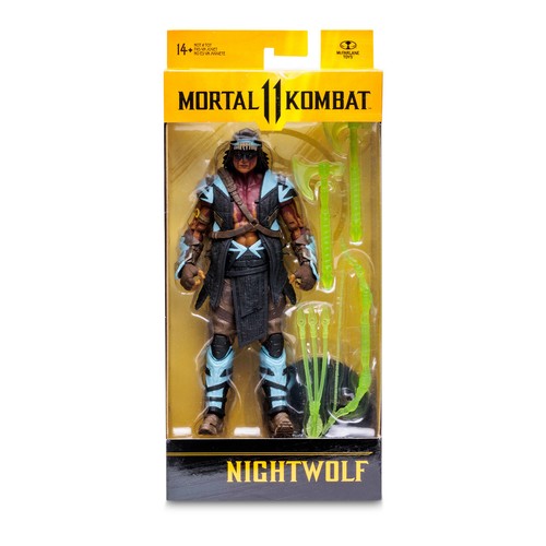 Mortal Kombat 11 Nightwolf Action Figure with Accessories for Gaming Fans