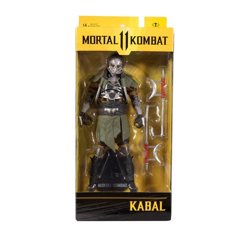 Mortal Kombat 11 Kabal Action Figure with Blades and Detailed Costume from Mythic Toys