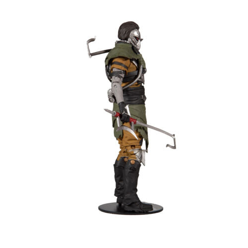 Mythic Toys & Gaming Action Figure of a Character in a Green Outfit with Dual Weapons