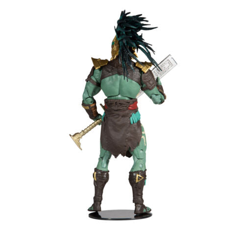 Mythic Toys & Gaming action figure with detailed armor and weapon in a dynamic pose