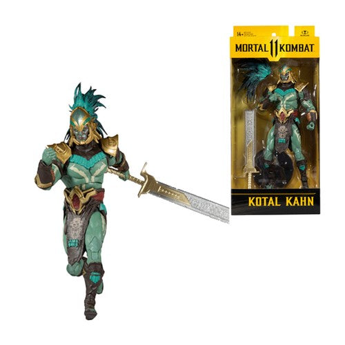 Mortal Kombat 11 Kotal Kahn Action Figure by Mythic Toys with detailed armor and sword