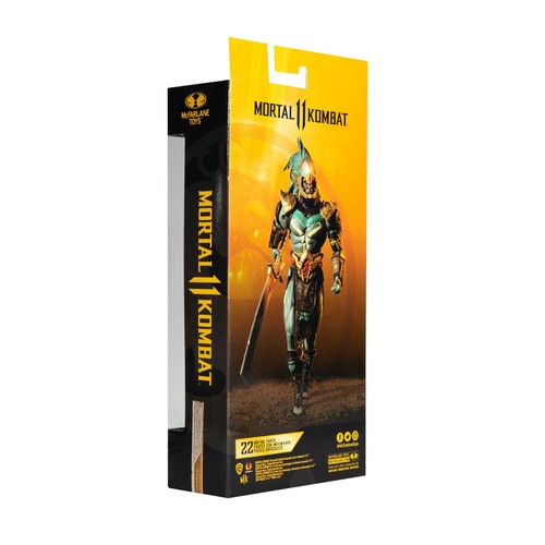 Mortal Kombat 11 action figure in packaging by Mythic Toys with detailed design and accessories included