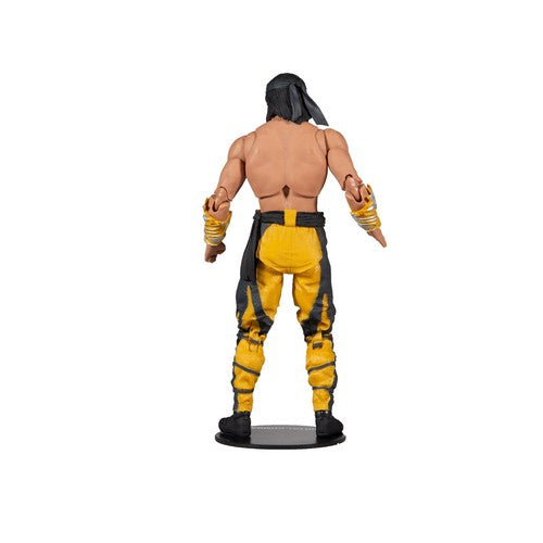 Mythic Toys Scorpion Action Figure with Yellow Outfit and Detailed Musculature from Gaming Series