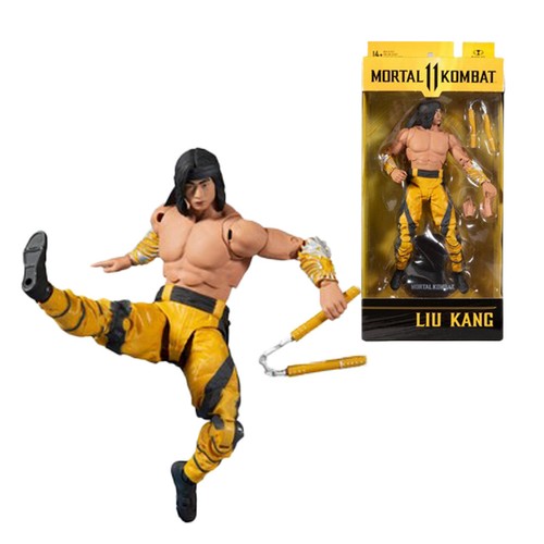 Mortal Kombat 11 Liu Kang Action Figure by Mythic Toys & Gaming with Detailed Features and Accessories