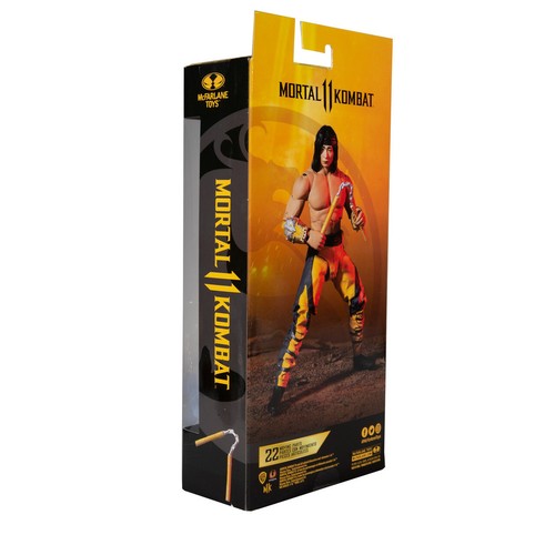 Mortal Kombat 11 action figure of Johnny Cage by Mythic Toys with realistic details and accessories
