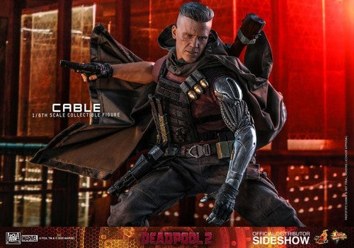 Mythic Toys & Gaming 1/18 Scale Cable Collectible Figure from Deadpool 2 with detailed armor and robotic arm