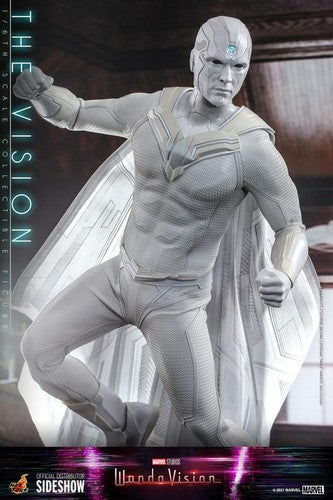High-quality Mythic Toys The Vision collectible figure from WandaVision with detailed design and poseability
