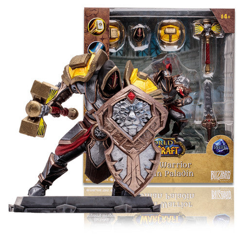 Mythic Toys & Gaming World of Warcraft Paladin Action Figure with Shield and Hammer for collectors