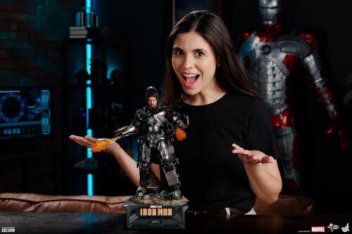 Mythic Toys & Gaming Iron Man Action Figure with Flamethrower Effects on Display