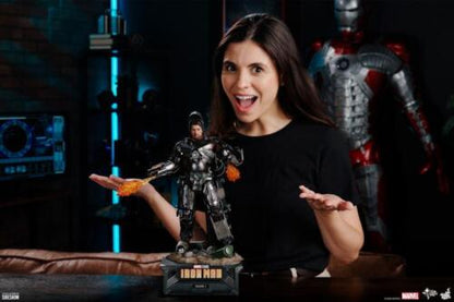 Mythic Toys & Gaming Iron Man Action Figure with Flamethrower Effects on Display