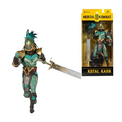 Mortal Kombat 11 Kotal Kahn Action Figure by Mythic Toys with detailed armor and sword